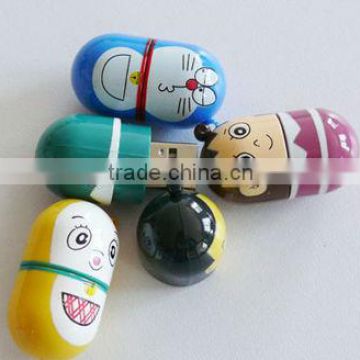 Cute Lovely Cartoon Character USB Flash Drive for Promotion