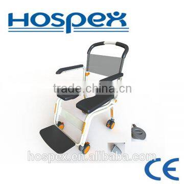 Height adjustment Footrest commode chair