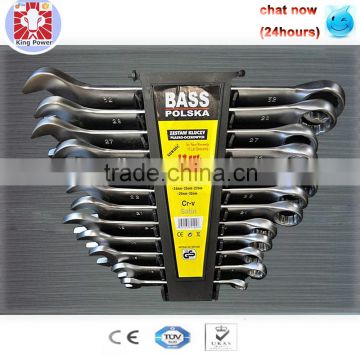 12pcs(6-22mm) combination wrench set in handle box