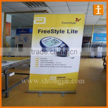 Economical roll up display, rollup banner stand in roll up display