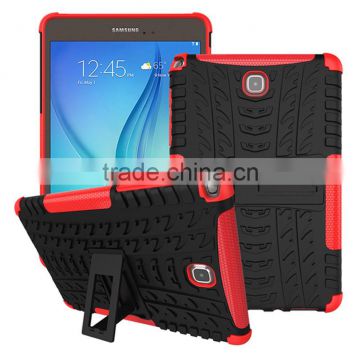 Hybrid TPU and PU combo defender case for Samsung Galaxy Tab A 8.0 inch