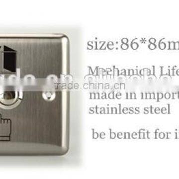 STAINLESS STEEL ELECTRIC SECURITY SYSTEM EXIT BUTTON photo-4