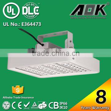 UL cUL DLC TUV CE RoHS SAA Listed 8 years warranty IP65 160W Led Factory Lighting
