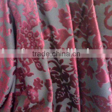 Woven Twill Burnt-out Velveteen Fordecorative Fabric and Home Textiles
