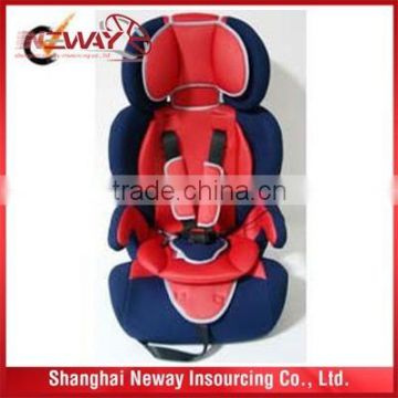 Soft Headrest Baby Car Safety Seat GROUP 1+2+3