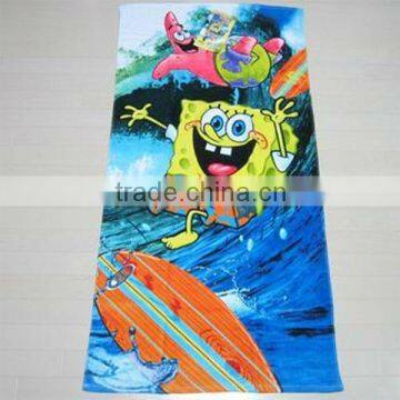 Wholesale Printed Spongebob Squarepants Photo Beach Towel