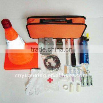 Car emergency Tool with extingusher,auto multi-function emergency kit