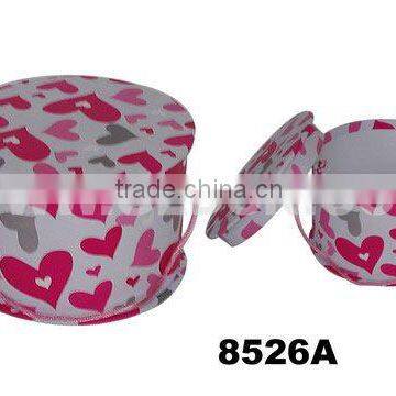 Round fashion paper gift box