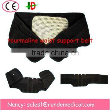 Tourmaline magnets lumbar support belt