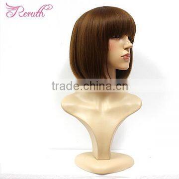 OEM straight cheap short bob hair wig Brazilian human hair