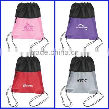 new design hot selling cheap poromotion wholesale nylon mesh drawstring bag