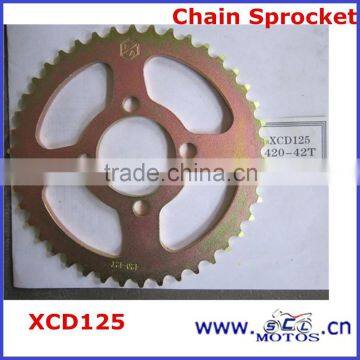 SCL-2013010426 Motorcycle Part Of XCD125 Motorcycle Sprockets