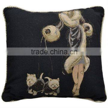 New design woven tapestry jacquard colourful cushion covers , pillowcases