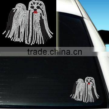 Shining Fashion Dog Rhnestone Kids Stickers Wholesale