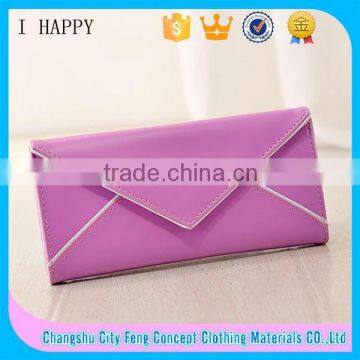 Fashion Colorful Ladies Envelope Rfid Wallets