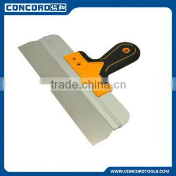 500mm Stainless Steel Scraper with Soft Grip Plastic Handle Drywall Taping Tools