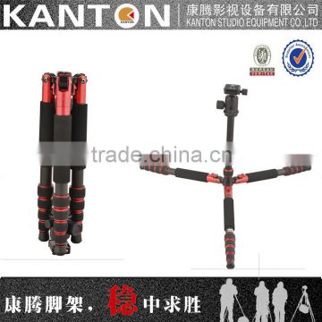 Professional Flip Video Camcorder Carbon Fiber Reversed Leg 2in 1 Tripod