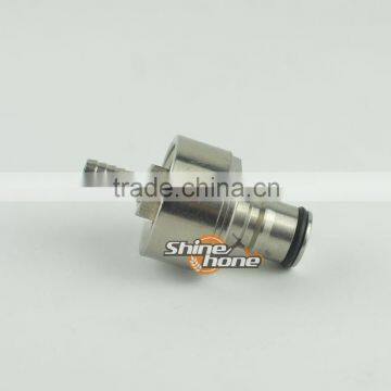 Carbonation / Line Cleaning Cap / Counter Pressure Bottle Filling Fit Soft Drink PET bottles w/ 5/16" Barb/ Ball Lock Type