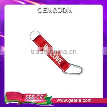 Foam Printing 2D Raised Logo Short Keychain Lanyard