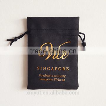 custom suede jewelry drawstring pouch with logo wholesale                        
                                                Quality Choice