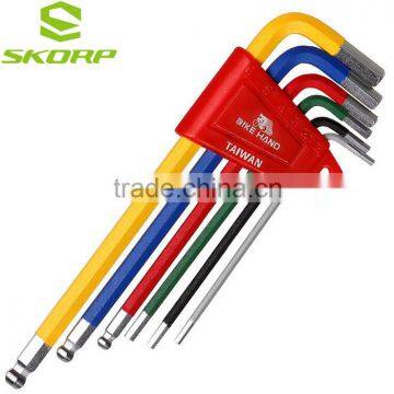 Bike Hand Raidbow Durable Bicycle Wrench Set Bike Tools Hex Key Wrench