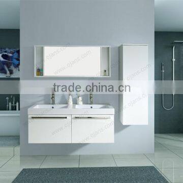 MDF 1200mm PU coating white bathroom vanity cabinet