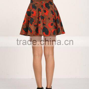 New Arrival Winter Casual Printing A-line Skirt photo-2