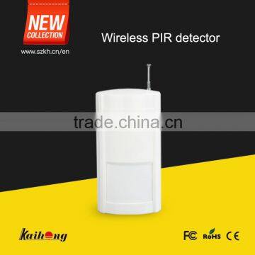 Wireless PIR Detector(Doppler microwave and the human body infrared double detector)