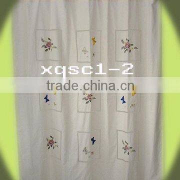 embroidered curtain