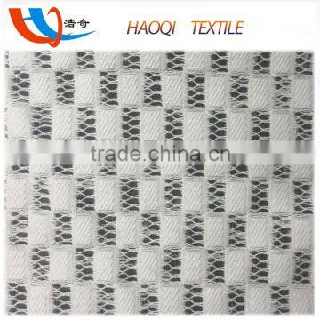 Gird Jacquard Pattern 30% Nylon and 70% Cotton Yarn Fabric for Girls Dress photo-2