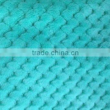 100% Polyester Soft Velvet Jacquard Home Textile Fabric Plush Brush Velvet Grid Fabric Knitting Sleeping Wear Velvet Fabric photo-6