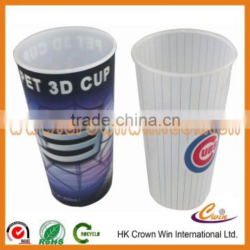 3D Lenticular Promotion PET Cup