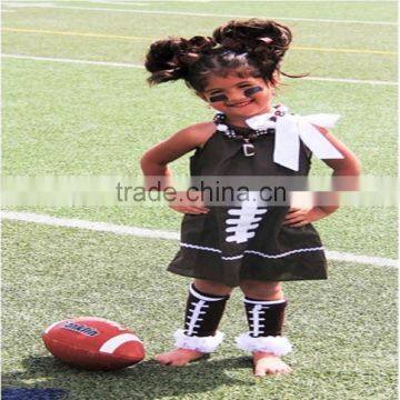 2016 Fashion Black White Chevron Pants Fall Winter Baby Girls Boutique Outfit photo-5