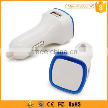 Promotional Gift Phone Car Charger 5V 2.1A 3.1A Dual USB Car Charger with Led Logo Light                        
                                                Quality Choice
                                                                    Supplier
