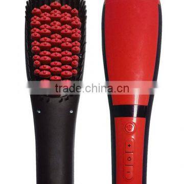 China Supplier Steam Brush Hair Brush, Anti-static Heated Hair Straightening Brush