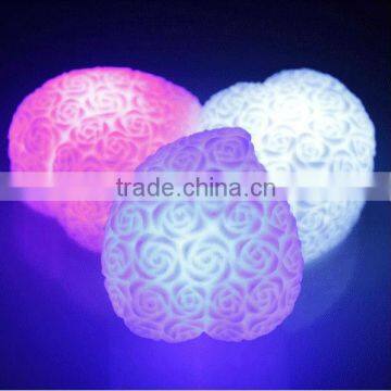 Bright Colorful Heart Shaped LED Floating Light