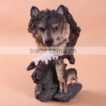 High quality Walf resin statues for decoration/Customized lifelike animal resin statues/Custom resin statues manufacturer