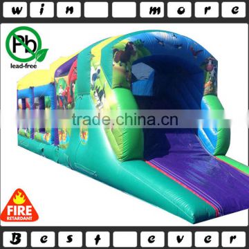 farm theme inflatable obstacle course for children play game