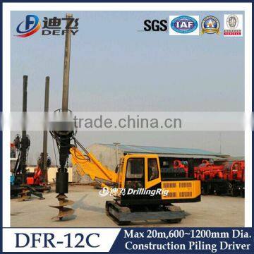 Defy portable self-propelled driven piling machines for construction DFR-12C