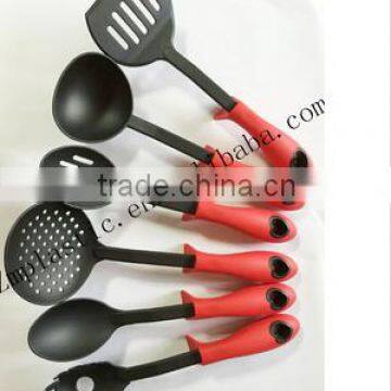 FDA Approval Kitchen Equipment Nylon Utensil Manufacturer New Style Colorful Kitchen Tools Nylon Utensil Set