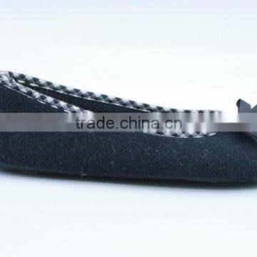 2016 Black Color Soft Fur Top Ballet Shoes photo-3