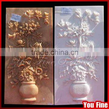 Decorative Classic Natural Stone Carved Wall Relief