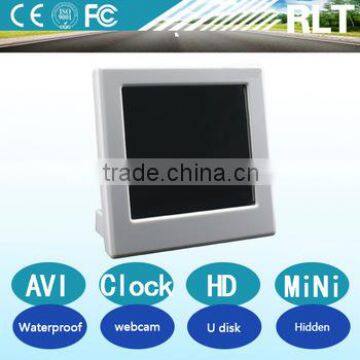 HD 5mega pixels, desk clock camera, remote control camera mirror digital hidden cameraYSJ-F8-2