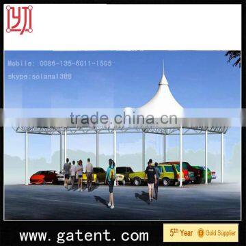 China factory PVDF Cover Q235 Steel white marquee tent for sale Guarantee year 10years permanent structure