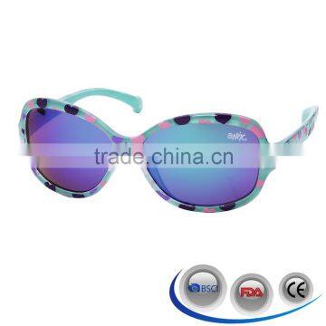 Fashionable hot selling plastic custom kid sunglasses