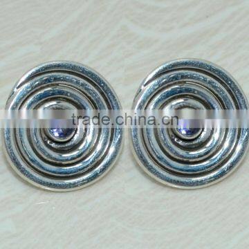 925 Sterling Silver Earring Amethyst Wipe Look Stud Best Gift This Christmas