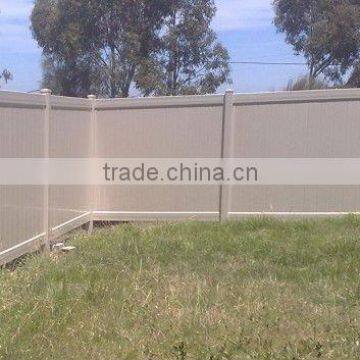 pvc privacy fence