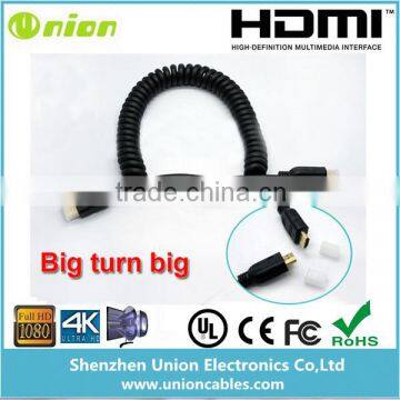 HDMI Spring cable for 5D2 kit camera DSLR photography film