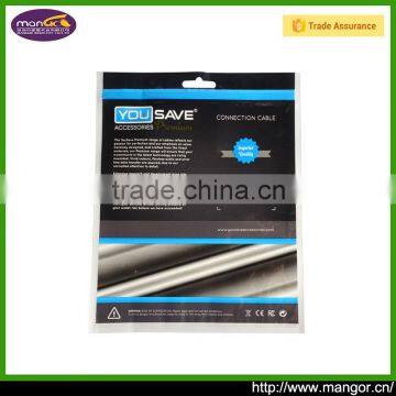 Flexible printing header bad packaging self adhesive with OPP