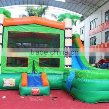 palm tree inflatable bouncy castle with water slide                        
                                                                                Supplier's Choice